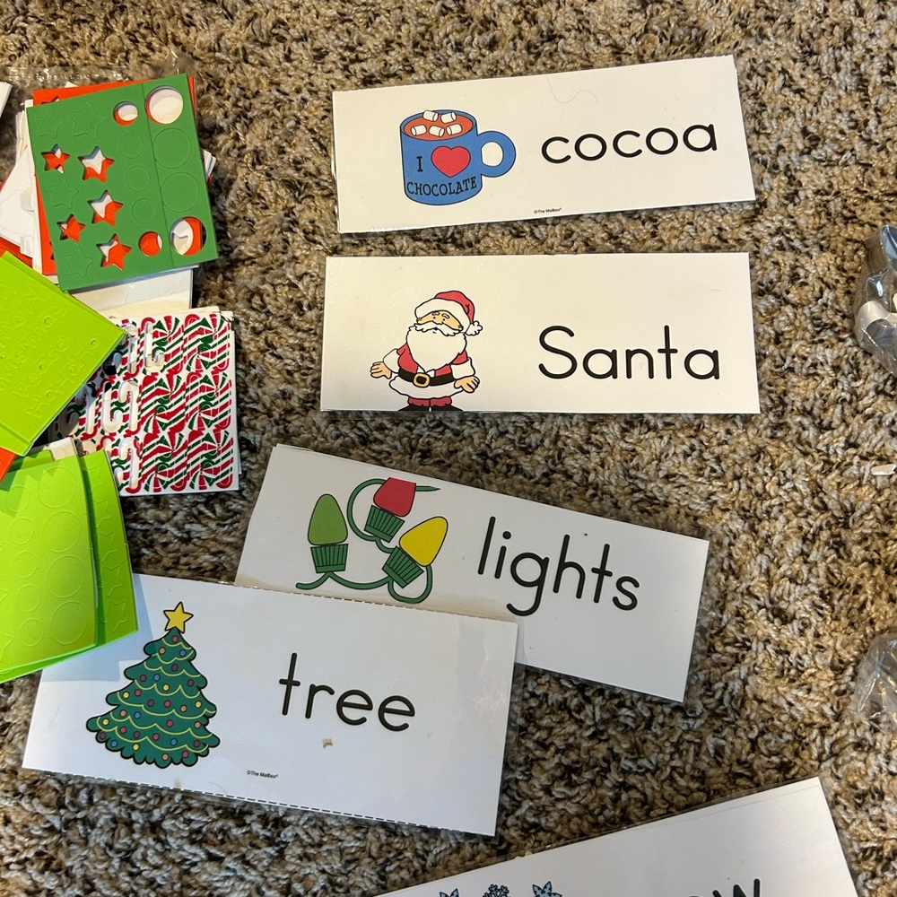 Classroom Christmas holiday crafting etc
